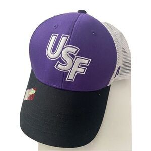 USF Sioux Falls Cougars Cap Russell Athletic Purple Trucker NCAA Hat Purple SD